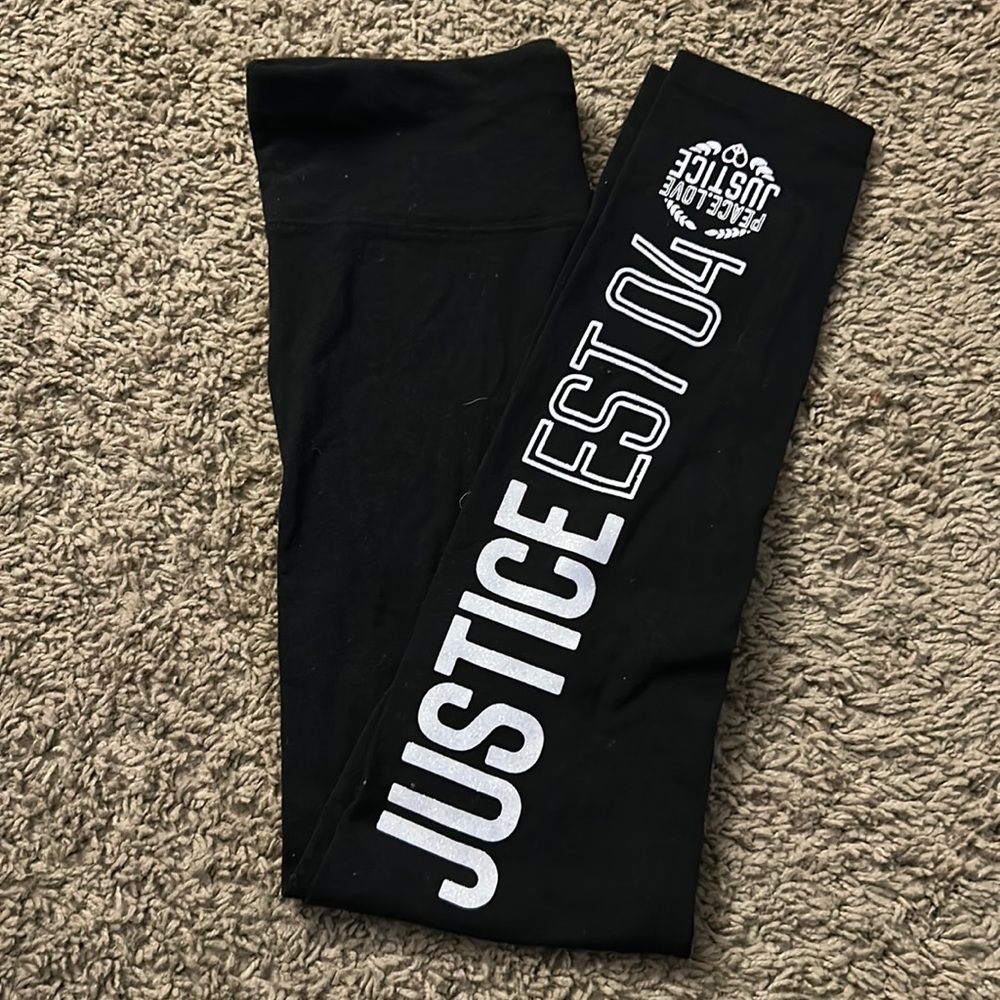justice girl leggings